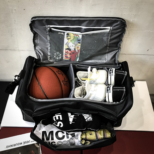 篮球包运动(包运动)训练背包，健身包单肩斜挎包大容量男女旅行包旅游行李袋