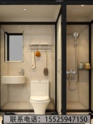 吉林浴室推拉卫生间隔断玻璃移门干湿分离整体淋浴房定制F1