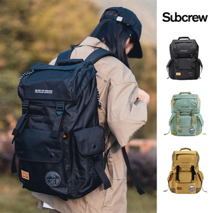 Subcrew大容量通勤双肩包户外旅游旅行徒步背包