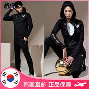 2022秋冬 CA5韩国羽毛球服运动套装  男女款简约速干连帽长袖外套