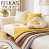 现代简约纯色沙发垫四季纯棉布艺防滑全棉坐垫通用现代沙发套罩巾