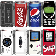 适用于iphone苹果8手机壳76splus怀旧相机，复古磁带可乐罐