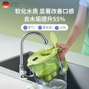 德国净水壶净水器家用4.2L大过滤水壶去水垢加强版滤芯1壶12芯