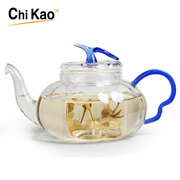 奇高耐高温花茶壶玻璃花茶茶具，玻璃套装过滤南瓜，壶泡茶壶大容量