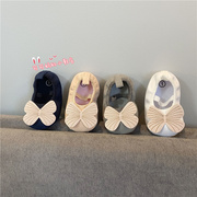 0-1岁女宝宝软底百日公主鞋婴儿学步鞋春秋布鞋3-6-9-12个月单鞋