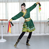 艺考蒙古筷子舞蹈服女连衣裙，练功服装考级，蒙古舞台演出民族服