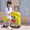 迪士尼可坐可骑行李箱，女米妮儿童拉杆箱男米奇托箱骑行旅行箱24寸