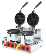 德国品牌商用格子饼机双头旋转华夫饼格仔饼机烤饼机家用NP-596