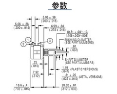 电位器+旋钮 3590S-2-103L 10K 精密多圈电位器 可调电阻器