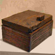 泰国手工艺品木雕收纳盒饰品盒桌面摆件实木名片盒方形创意