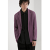 ASAMUTE丨日系宅制褶皱西装外套宽松休闲肌理感紫色西装套装JD212