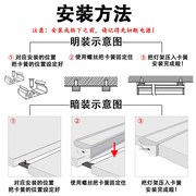 极速led灯带卡槽220v柔性，灯带塑料铝材，卡槽2835固定夹转角卡扣