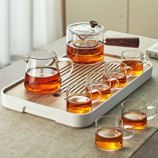 忆壶茶玻璃茶具套装茶壶功夫，茶家用会客茶杯简约茶台办公泡茶整套