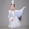 翅膀小荷舞蹈的蓬蓬纱儿童，元旦采鸟动物，演出服风裙呼唤表演服