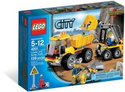 LEGO乐高 城市系列采矿4201装载机和翻斗车2012款儿童智力拼接款