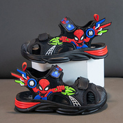 男童凉鞋包头软底2022小童男孩防滑运动沙滩鞋夏季蜘蛛侠童鞋