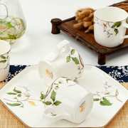 骨瓷茶具套装家用简约客厅茶壶，套装功夫茶具花茶茶杯中式陶瓷