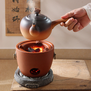 潮州红泥风炉围炉煮茶壶户外泡茶家用陶瓷壶冬天明火烧木炭炉套装