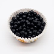 7mm黑色珍珠糖 diy烘焙蛋糕wilton装饰翻彩糖 奶油裱花彩珠 85克