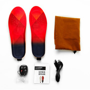 跨境无线遥控电热鞋垫暖脚宝USB智能冲电加热鞋垫冬季发热鞋垫