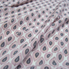 宽幅白底浅紫花朵真丝双绉连衣裙衬衫半身裙桑蚕丝服装布料面料