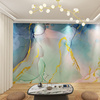 油画墙纸抽象艺术壁纸，鎏金线条客厅，卧室电视背景墙墙布高级感