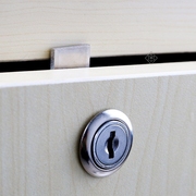 柜台衣柜里的抽屉锁柜子锁自装加长40mm免打孔家用简易家用柜内