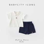 男童夏装套装1一3岁宝宝，短袖两件套小童，休闲童装儿童洋气夏季衣服