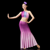 傣族舞蹈演出服装表演服傣族舞蹈服装女舞裙孔雀舞鱼尾裙艺考服装