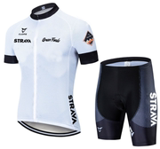 STRAVA骑行服短袖套装夏季速干自行车服男女骑行团队定制
