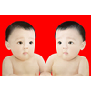 男宝宝图片婚房墙贴画龙凤双胞胎胎教海报宝宝画报婴儿照片孕妈备
