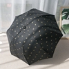 超强防紫外线太阳伞雨伞拱形公主伞折叠黑胶遮阳伞防晒晴雨两用伞