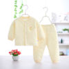 婴儿套装秋冬薄棉衣，男女宝宝0-2岁保暖衣新生儿，棉袄冬装加厚纯棉