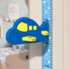 儿童身高墙贴3d立体宝宝房量身高贴纸，可移除磁力测量仪尺磁吸神器