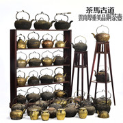 茶马古道民国老旧铜茶壶茶具怀旧摆设收藏道具茶馆民宿会所博物馆
