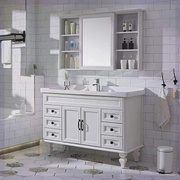 浴室柜组合卫生间洗手池，洗脸面盆柜家用小户型洗漱台落地式卫浴柜