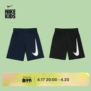 nike耐克男童swoosh幼童，速干短裤夏季针织运动舒适fq3633