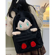 卡通阿童木双肩包女日系高颜值大容量小学初高中学生书包出行背包