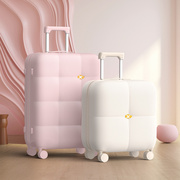 芒果鸟行李箱20寸登机小寸粉色旅行箱万向轮，可爱密码箱拉杆箱