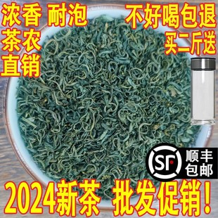 宜兴炒青2024新茶浓香耐泡春季高山云雾茶，绿茶农500g散装称重