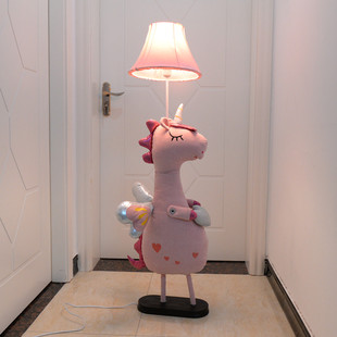 卡通儿童房落地灯床头动物灯北欧风卧室ins 网红装饰创意可爱台灯