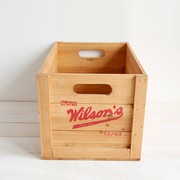 zakka木质装饰大号木箱子，办公桌面收纳盒子复古实木长方形收纳箱