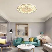 灯具套餐水晶客厅灯圆形创意，简约现代大气，北欧家用led卧室吸顶灯