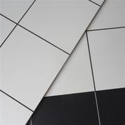 北欧内墙砖卫生间餐厅浴室瓷砖厨房地砖300 600黑白格子砖小白砖