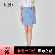 Line女装韩国商场同款夏季职业正装半身裙AWSKKD6000