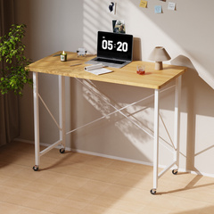 可折叠电脑桌简易书桌出租屋学生家用台式写字桌卧室可移动办公桌