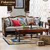美式真皮沙发组合简美小户型实木整装简欧新古典沙发客厅家具