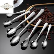 茂墨咖啡勺子精致高级感不锈钢创意长柄，搅拌勺韩国匙可爱小勺甜品