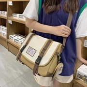 2023年韩版时尚女中学生森系文艺风单肩包百搭斜挎大容量背包