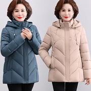 中老年女装棉袄外套羽绒棉服，女短款2023冬装，中年妈妈加厚棉衣